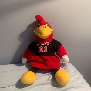 Cocky stuffed animal